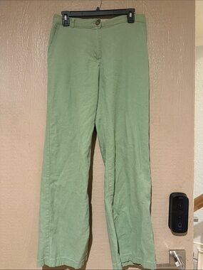 Love Tree Light Green Wide-Leg Pants